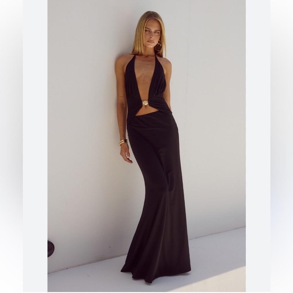 Runaway the label Halston maxi dress